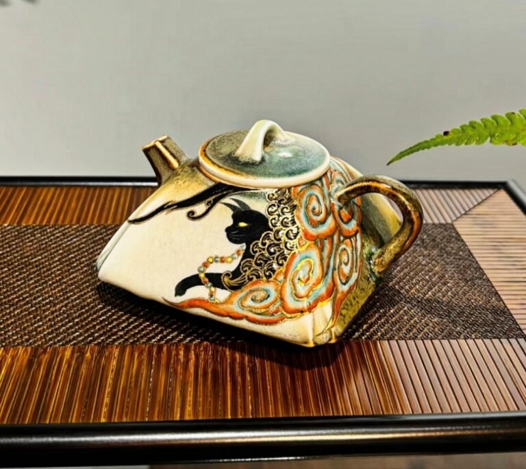 Handcrafted Ceramic Teapot Set – Artistic Tea Pot Collection