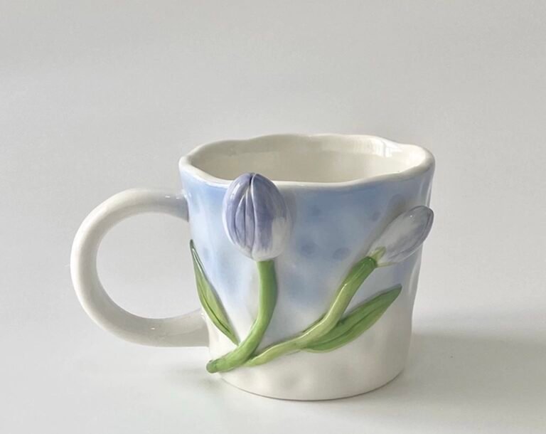 Dutch Blue Tulip Cup: Where 17th-Century Mania Meets 3D Ceramic Alchemy