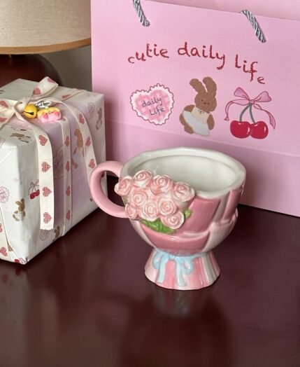 Jinseporcelain Conservatory Mug — Kew Gardens in Stoneware, Triple-Walled Bloom Vault