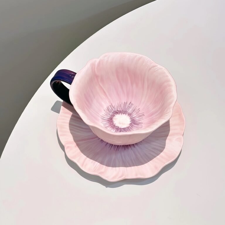 Cloud Bloom Ceramic Coffee Set: Where Whimsy Meets Wellness in Your Daily Brew